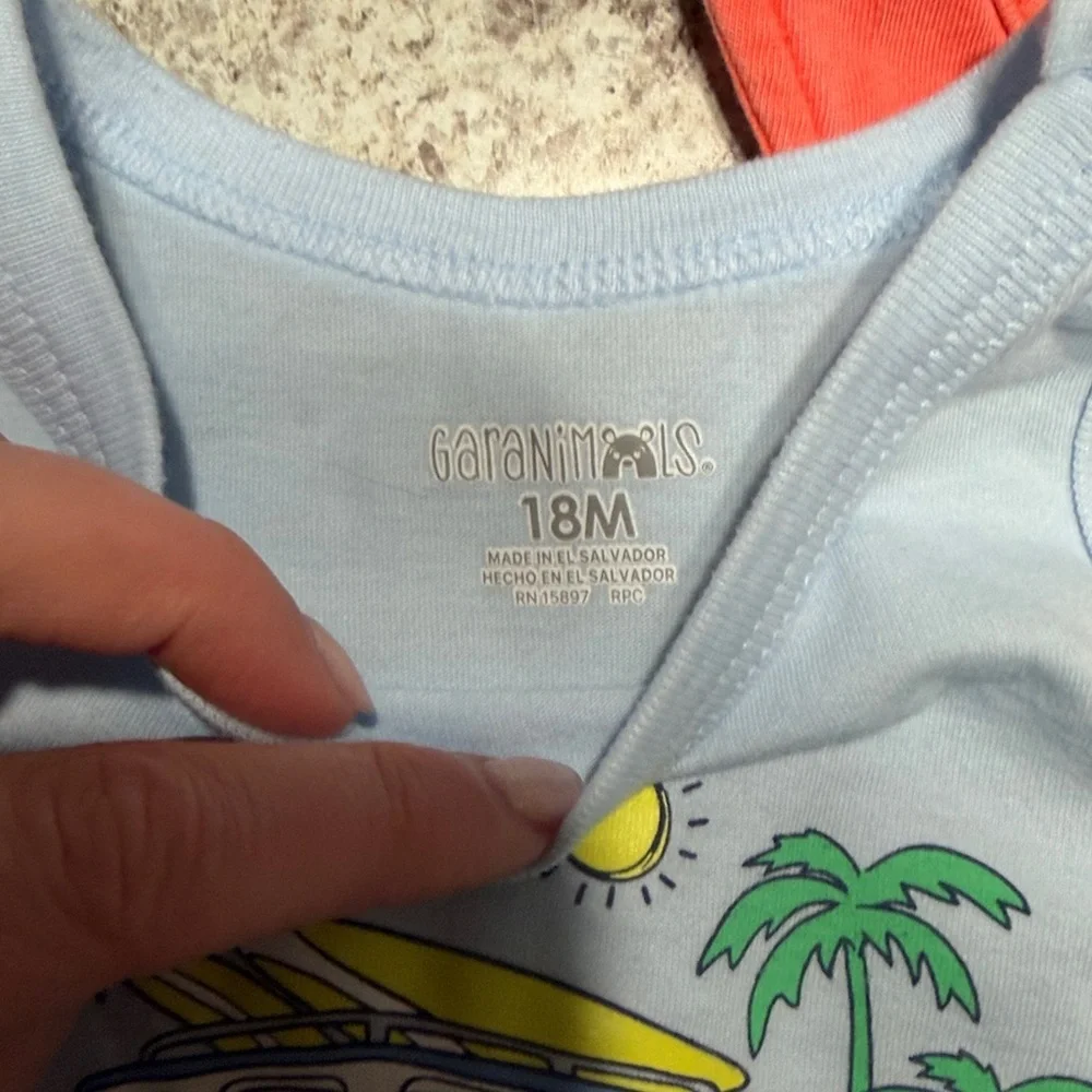 Kids Tank Tops - Light Blue, Orange, and Green